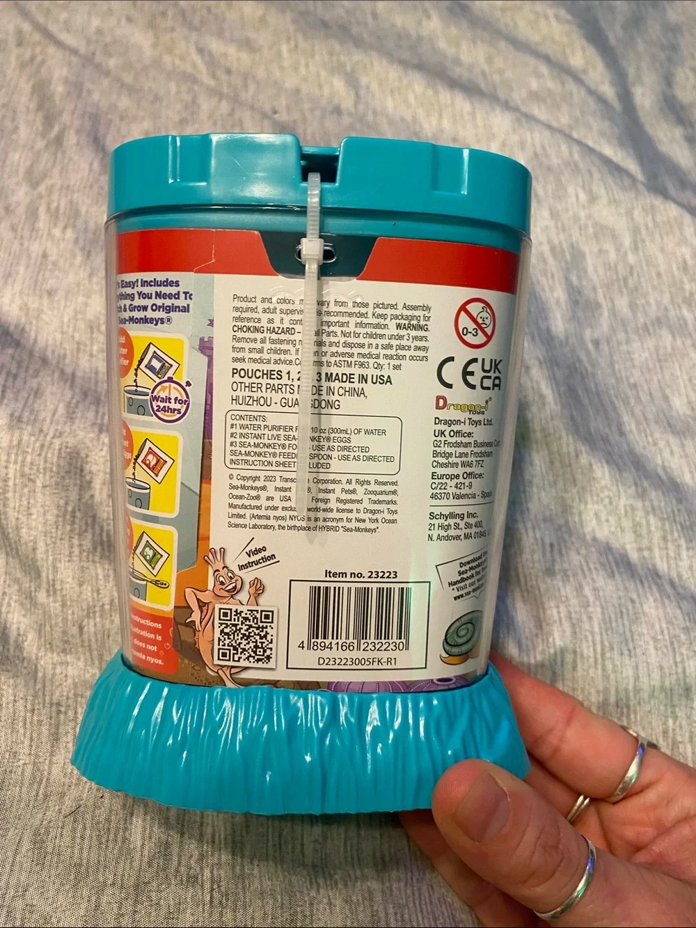 The Original Sea Monkeys Ocean Zoo Kit Dragon-i Toys